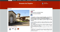 Desktop Screenshot of domaine-du-chapitre.com