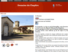 Tablet Screenshot of domaine-du-chapitre.com